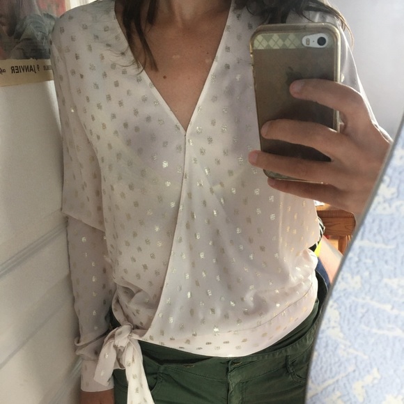 Sezane pale pink blouse - Picture 6 of 6